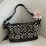 Coach Grey Signature Legacy Duffle Bag