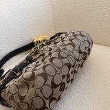 Brown Coach Ergo Belted Shoulder Bag