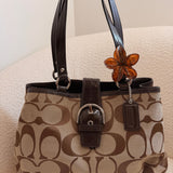 Coach Brown Signature Tote Bag