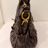 Brown Prada Nappa Shoulder Bag