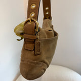 Coach Khaki Suede Large Soho Bag