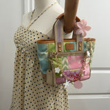 Coach Multicolor Patchwork Spring Hand Bag