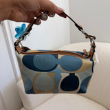Coach Multicolor Blue Optic Pochette