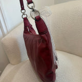 Coach Red Leather Kristen Leather Shoulder Bag