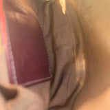 Rare Coach Maroon Leather Demi Hamptons Buckle Bag