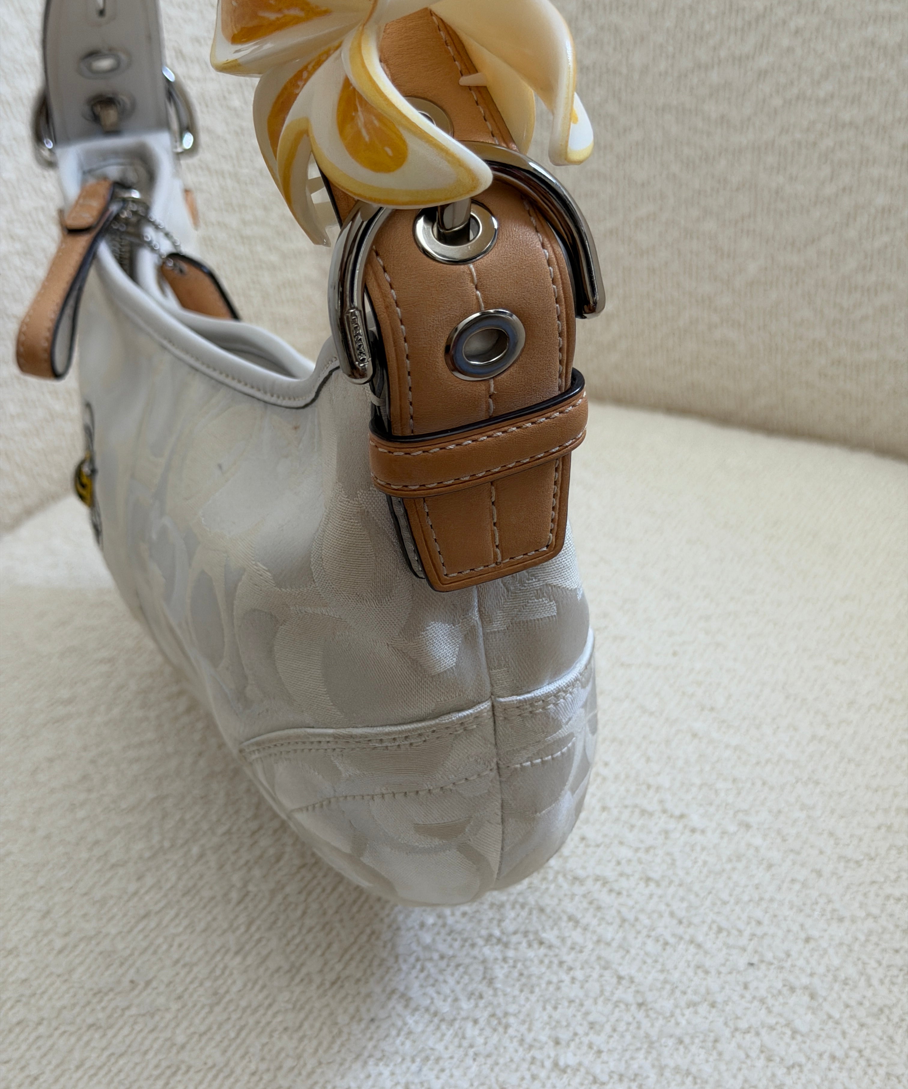 Rare Coach Bumble Bee Signature Mini Hobo Bag