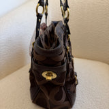 Coach Brown Signature Tote Bag