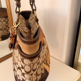 Coach Leopard Patchwork Tote Bag