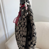 Coach Grey Signature Soho Lynn Bag