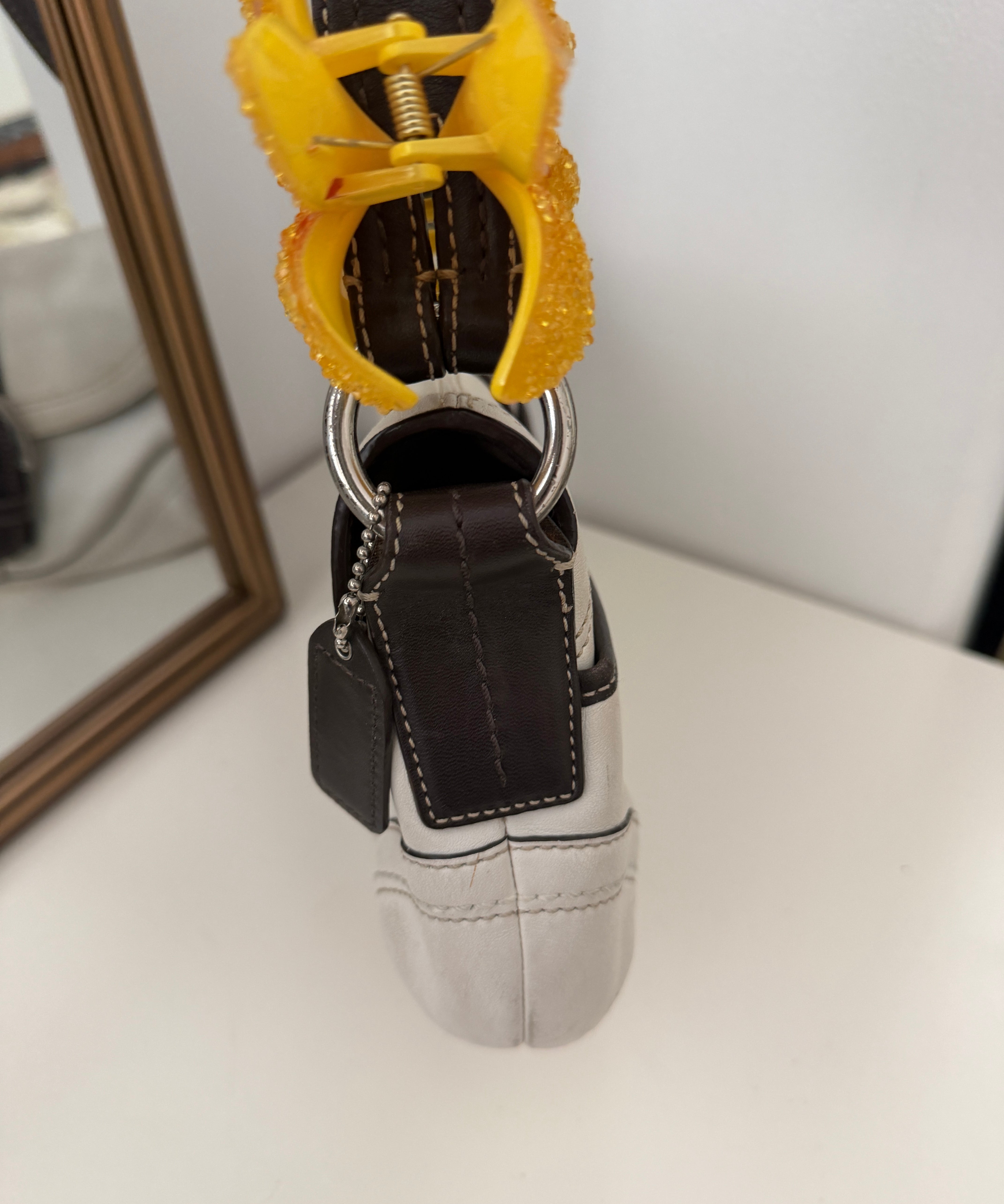 Coach White Mini Soho Bag