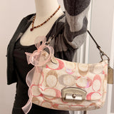 Coach Pink Optic Kristen Shoulder Bag
