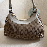 White Gucci D-Ring Shoulder Bag
