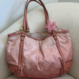 Coach Pink Ombré Tote Bag