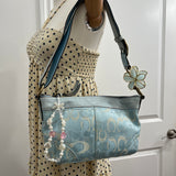 Coach Baby Blue Optic Shoulder Bag