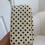 Rare White Miu Miu Polka Dot Spirit Mini Bag