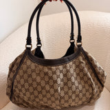 Brown Gucci Abbey Tote Bag