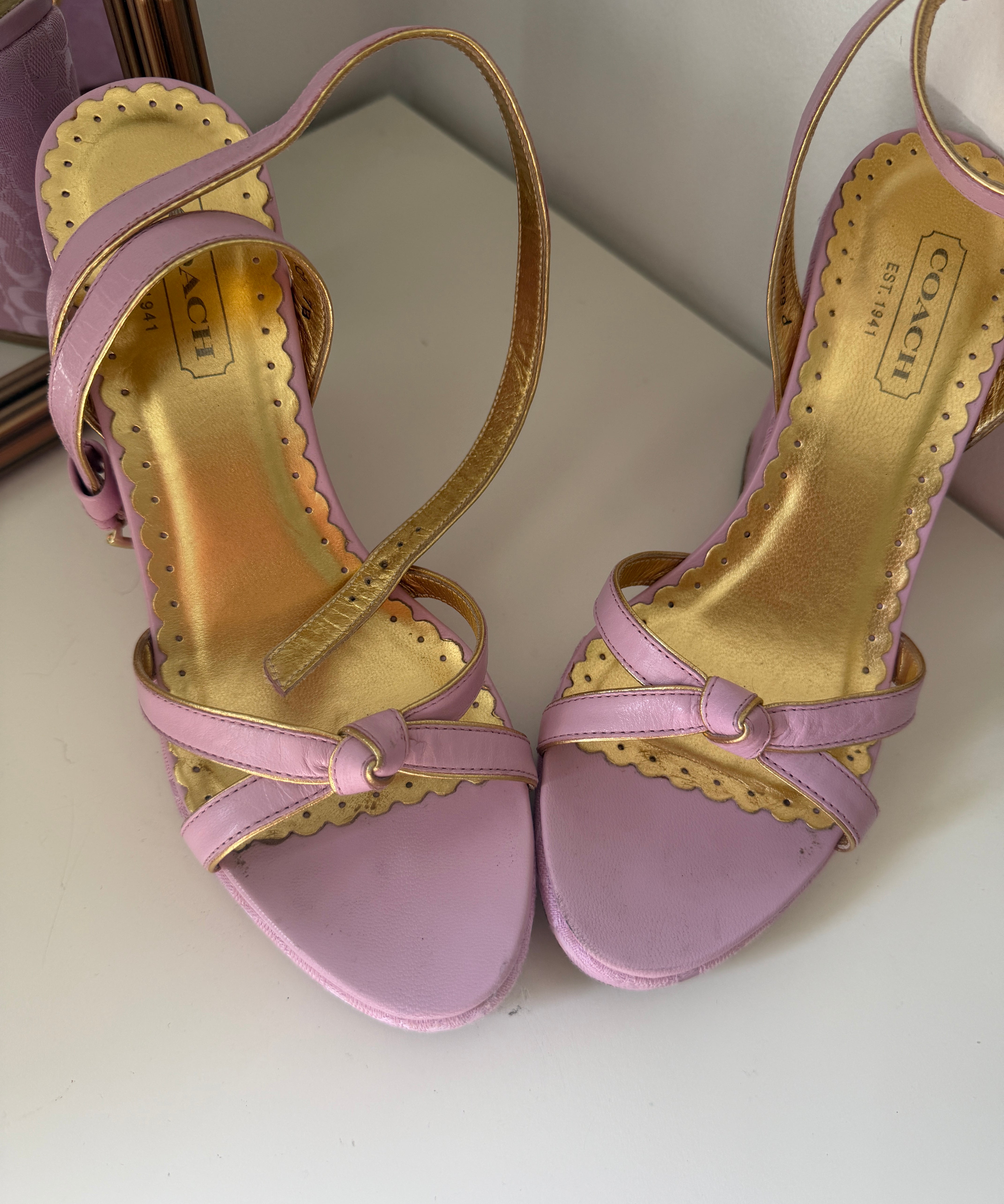 Coach Peep-Toe Cathleen Wedges (7)