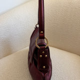 Red Shimmer Fendi Zucca Chef Shoulder Bag