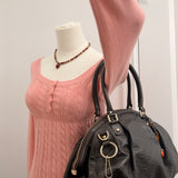 Brown Guccissima Sukey Boston Tote Bag