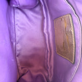 Coach Brown Madison Op Art Shoulder Bag