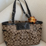 Coach Brown Signature Tote Bag