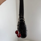 Black Leather Mini Soho Bag