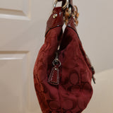 Coach Burgundy Soho Lynn Bag