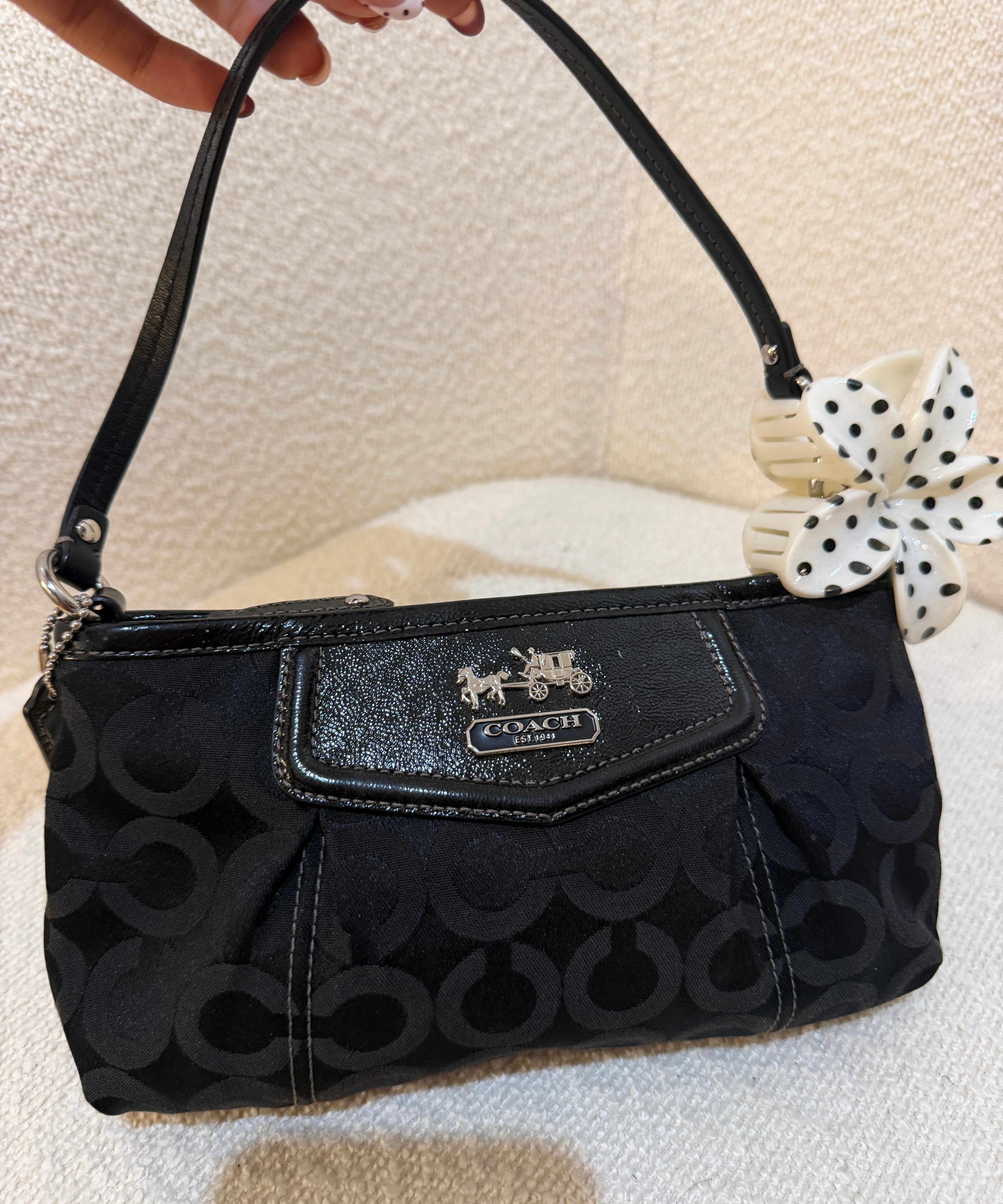 Coach Black Madison Mini Bag