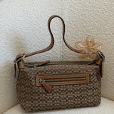 Coach Signature British Tan Demi Shoulder Bag