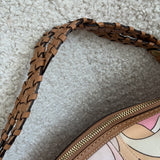 Coach Pink Optic Signature Hobo Shoulder Bag