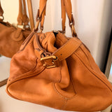 Chloe Tan Large Paddington Leather Shoulder Bag