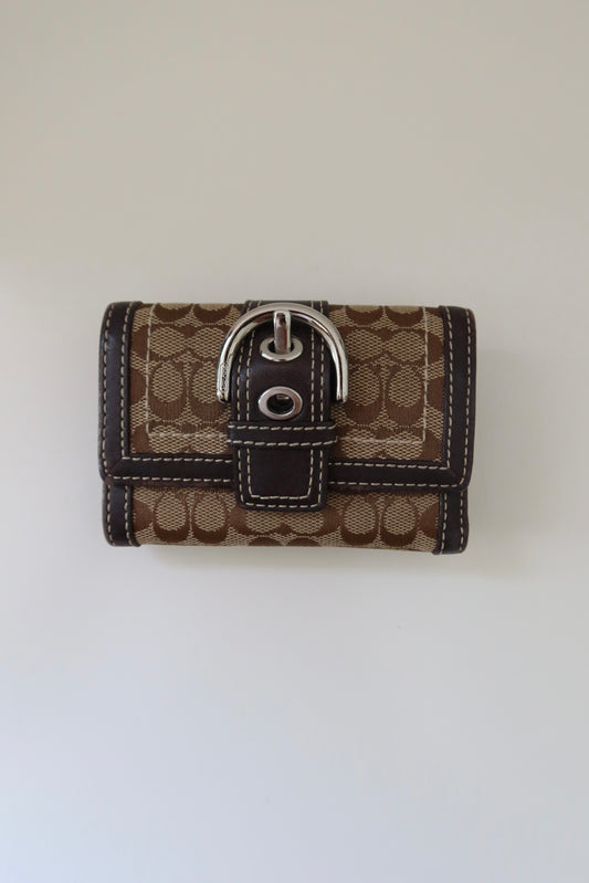 Coach Brown Soho Signature Wallet