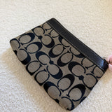 Coach Grey Signature Coin Purse