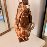 Fendi Giraffe Zucca Chef Shoulder Bag
