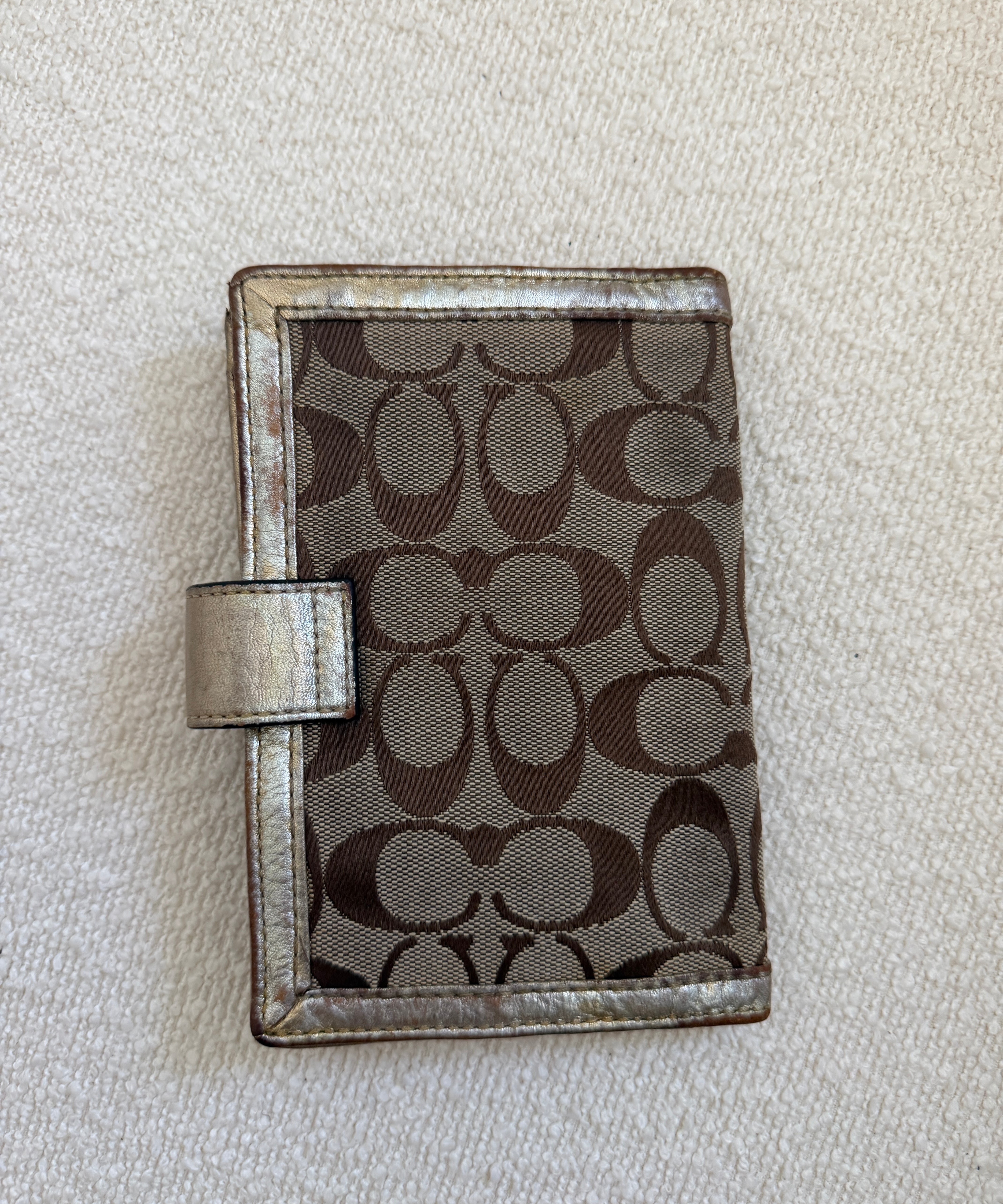 Coach Signaure Gold Planner
