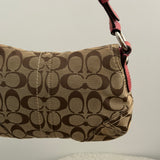 Rare Pink Trim Canvas Mini Soho Bag