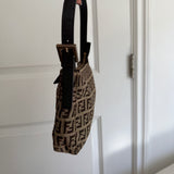 Fendi Signature Brown Pochette Bag