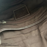 Coach Brown Canvas Mini Braided Soho Bag