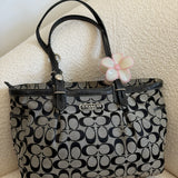 Coach Grey Signature Tote Bag