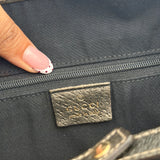 Brown GG Gucci Canvas Tote Bag