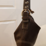 Coach Brown Leather Hobo Bag