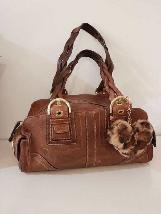Coach Whiskey Brown Soho Mia Satchel Bag