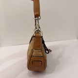 Coach Tan Brown Demi Hamptons Buckle Bag