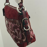 Coach Burgundy Chelsea Shoulder Bag