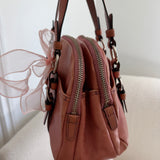 Rare Salmon Pink Bonnie Satchel Bag