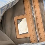 Fendi Signature Light Blue Mamma Baguette Bag