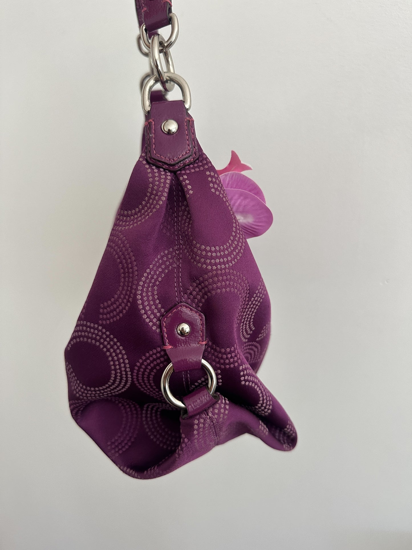 Coach Purple Madison Shoulder Bag