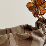 Coach Brown Signature Medium Carly Bag