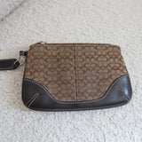 Coach Brown Signature Mini Hobo Bag Set