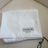 Coach Pink Canvas Ergo Kisslock Bag